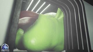 Syrl Dragon Hyper Gut Peaks Cum Gushing Muscle Ruin