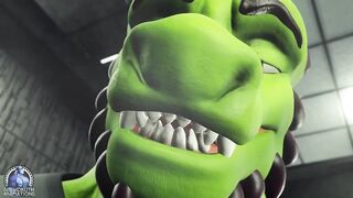 Syrl Dragon Hyper Gut Peaks Cum Gushing Muscle Ruin