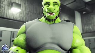 Syrl Dragon Hyper Gut Peaks Cum Gushing Muscle Ruin