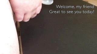 Ribbon Choked Cock Brushed to Gushing Stamina Cum Blast