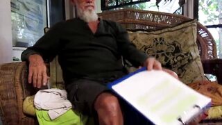 Hairy Daddy Verbally Annihilates 18yo Boy Cum Gushes Everywhere