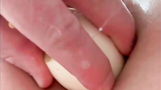 White Zucchini Wrecks Big Gay Ass Gushing Cum Pullout