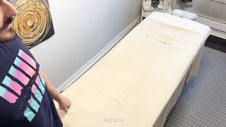 Jock Destroyed by New Masseuse Oily Cock Tease Gush