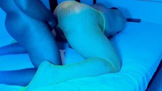 Disco Femboy Ass Destroyed Huge Cock Creampie Gush