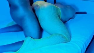 Disco Femboy Ass Destroyed Huge Cock Creampie Gush