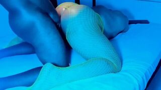 Disco Femboy Ass Destroyed Huge Cock Creampie Gush
