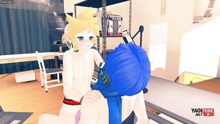 Kaito Gags on Streaming Twink Len Cock Destroyed Gush