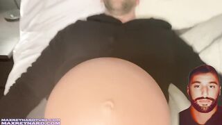 Pound Preggo Hubby Fat Belly Missionary Cum Explosion