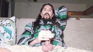 Bearded Daddy Maxx Stoner Gushes Baja Cumshot Explosion