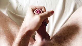 Fit Studs Morning Boner Milked Till Gushing Cum Belly Flood