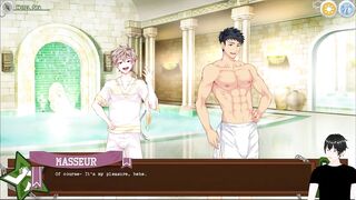 Goro Dom Crushes Naoto Ass in Sauna Bareback Gush Fest