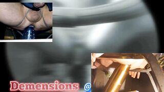 Straight Studs Small Ass Shredded By Huge Blue Cone Knot Prep Gape
