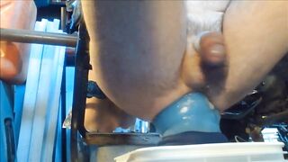 Straight Studs Small Ass Shredded By Huge Blue Cone Knot Prep Gape