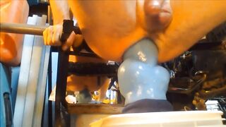 Straight Studs Small Ass Shredded By Huge Blue Cone Knot Prep Gape