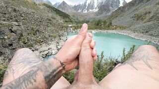 Monster Cock Floods Mountains With Gushing Cum Tsunami