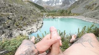 Monster Cock Floods Mountains With Gushing Cum Tsunami