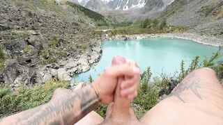 Monster Cock Floods Mountains With Gushing Cum Tsunami
