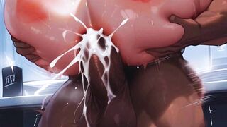 Big Ass Bodybuilder Bros Office Pound Cum Gush Destroyed Hole
