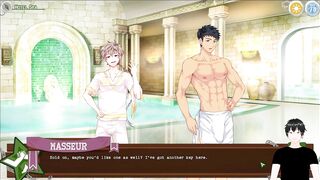 Goro's Huge Cock Wrecks Naoto In Steamy Bathhouse Poundfest