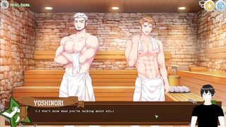 Goro's Huge Cock Wrecks Naoto In Steamy Bathhouse Poundfest