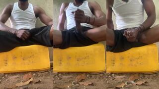 BBC Daddy Demands Where To Blast Huge Cum Gush Outdoors