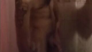Hairy Jocks BWC Gushes Massive Cum In Soapy Shower