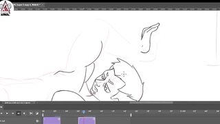 Animator Dumps Thick Loads On Gay Soldier Foot In Fuck Taxi Hentai BTS