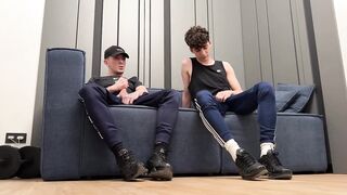 Sneaker Lads Choke Fuck Holes Gushing Cum Wrecked Asses