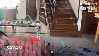 Sayan Ass Wrecked Gushing Cum Domination Sloppy Facial