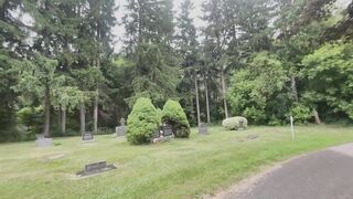 Public Park Big Dick Teen Gushes Cum All Over Cute Statue Bunny Watches