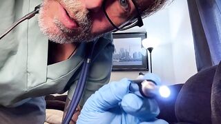 Tattooed Doc Destroys Patient Hole Gushing Cum Flood