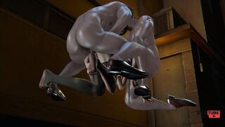 Ryo Femboy Sissy Choked Gushing Ass Destroyed Threesome