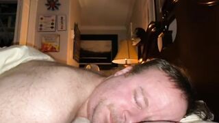 Bearded Daddy Jerks Horny Load Face Gushing Cum Explosion