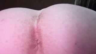 StepBro Spreads Hairy Toyed Asshole Gushing Cum Wrecked