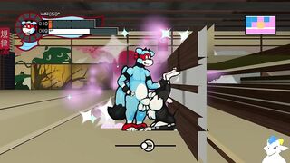 Bunny Sneaks Ninja Castle Ass Ruined By Dragon Big Cock Cum Flood