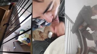 House Sit Facefuck Choked Cum Gusher Latino Moustache Slut