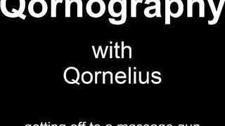 Qornelius Massage Gun Cock Destroyed Gushing Cum Explosion