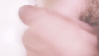 Korean Twink Jerks Veiny Asian Dick To Explosive Cum Gush Closeup