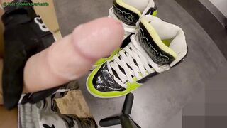 4 Explosive Cumshots Flood Lime Green Osiris Bronx Kicks