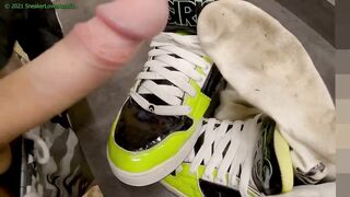 4 Explosive Cumshots Flood Lime Green Osiris Bronx Kicks