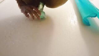 Twink Bathtub Dildo Rampage Prostate Gush Nonstop Destroyed