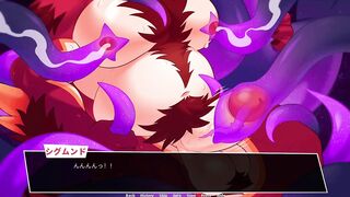 Dragon Burly Cock Destroyed by Tentacles Gushing Cum Tsunami