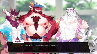 Dragon Burly Cock Destroyed by Tentacles Gushing Cum Tsunami