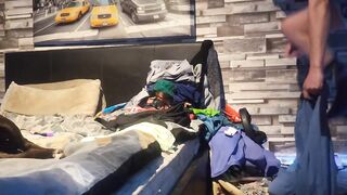 Horny Boys Tight Tracksuit Pussy Gushing Cum Destroyed