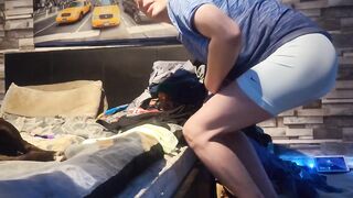 Horny Boys Tight Tracksuit Pussy Gushing Cum Destroyed