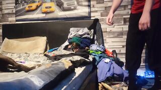 Horny Boys Tight Tracksuit Pussy Gushing Cum Destroyed