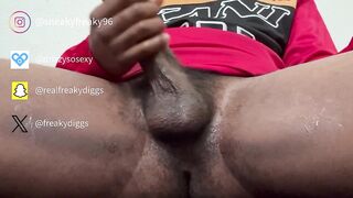 Drizzy Johnsons BBC Toy Wrecked Gushing Cum Explosion