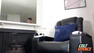 Hung Jock Colt Destroys Twink Milo Gushing Cum Flood