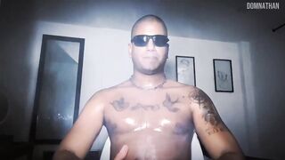 Humiliation session with alpha male gets owned by his big dick