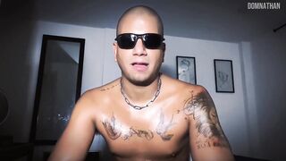 Humiliation session with alpha male gets owned by his big dick